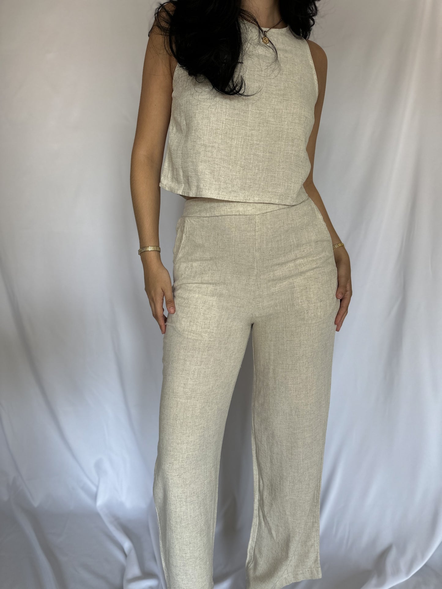 Santorini Linen Bottoms